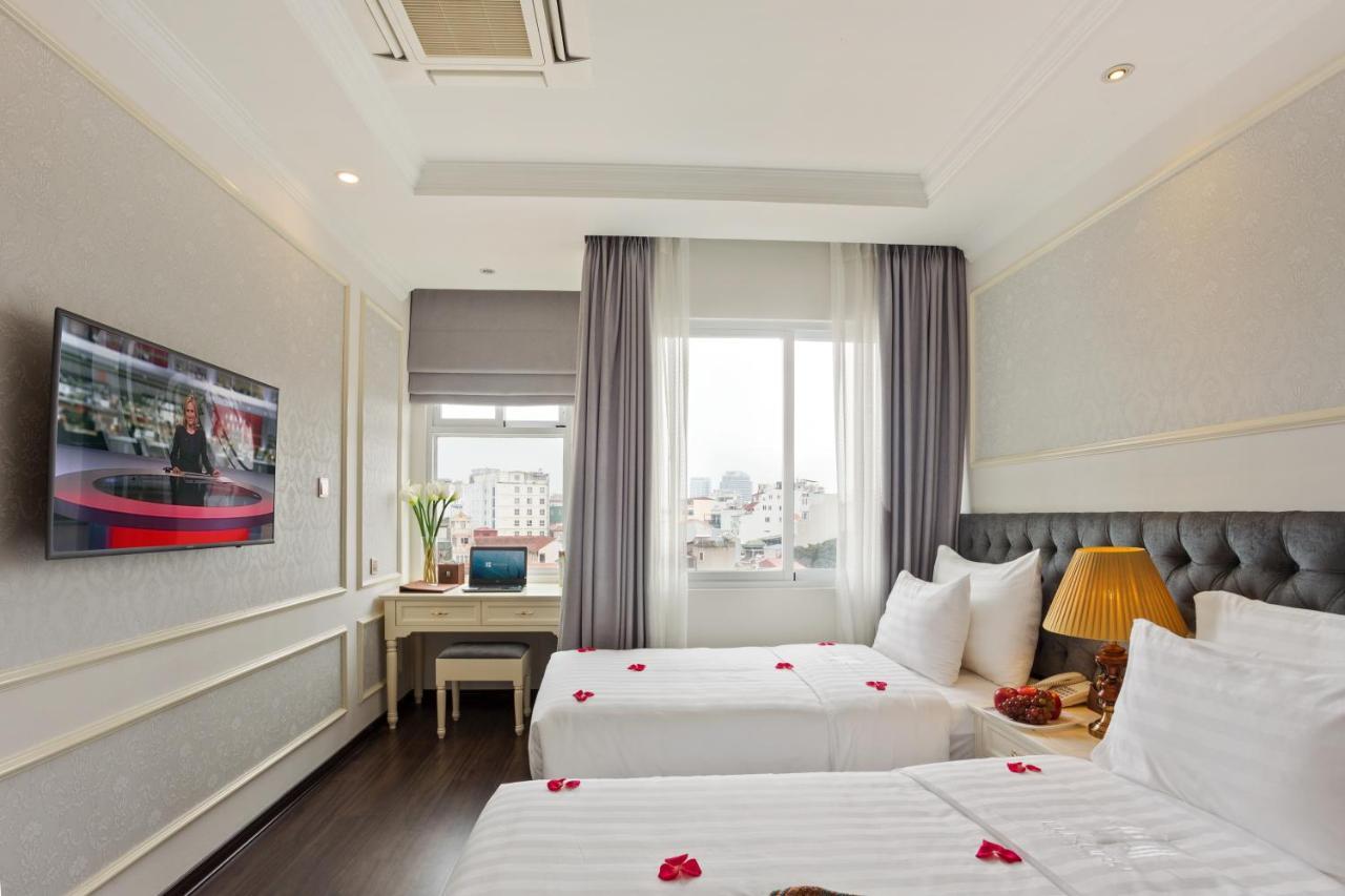Luxury Old Quarter Hotel & Gym Hanoi Exterior foto